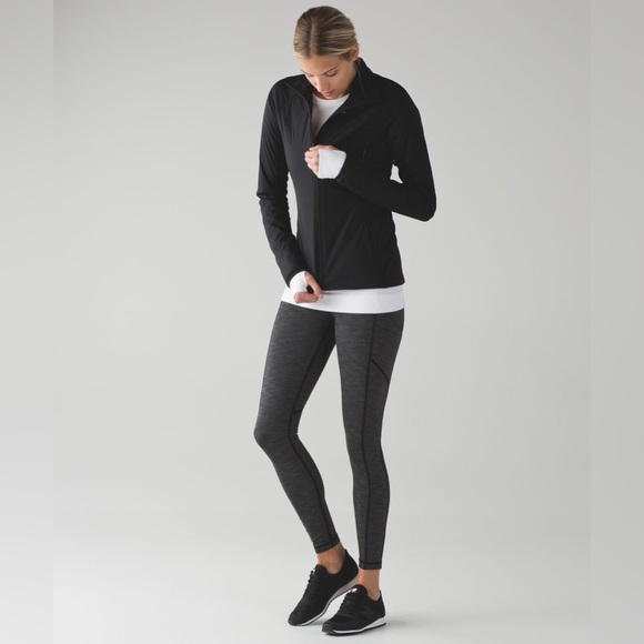 Lululemon Speed Up Tight Heathered Black - Picture 1 of 7